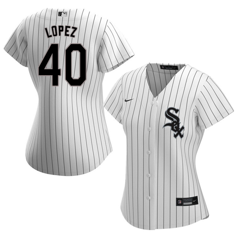 Nike Women #40 Reynaldo Lopez Chicago White Sox Baseball Jerseys Sale-White